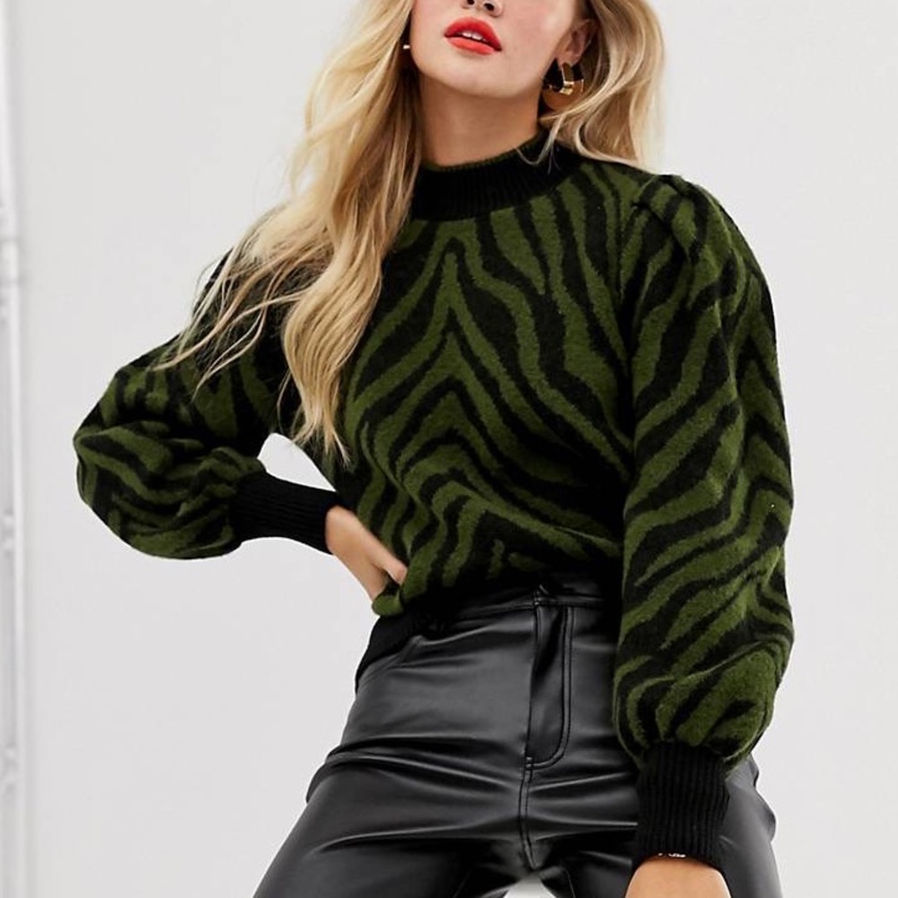 MANGO
Zebra Printed Sweater